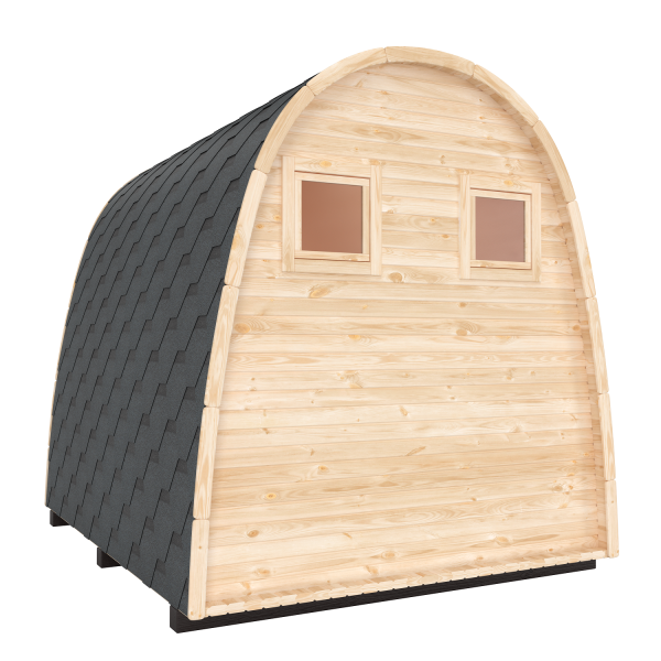 Fasssauna / Gartensauna / Banja / Viking 3,0 m mit Vorraum